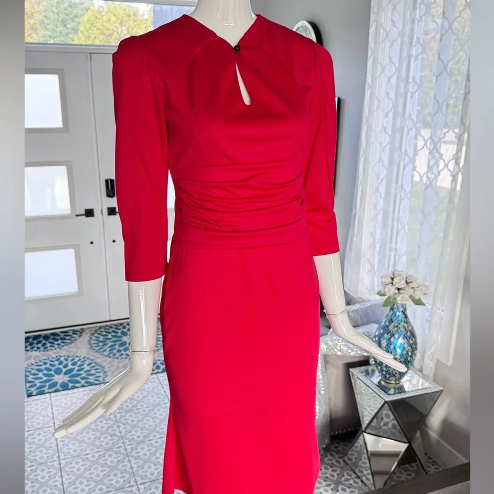 NWOT ❤️ Elegant Red Women's Dress - Picture 9 of 16